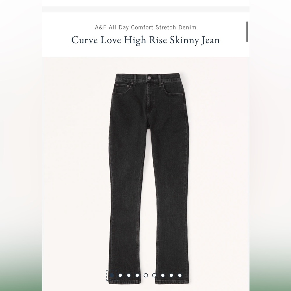 Abercrombie curve love high rise skinny Jean